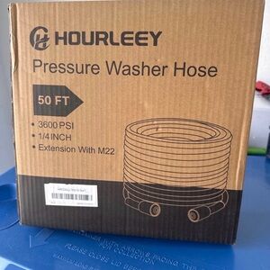 Hourleey 50 foot pressure washer hose
